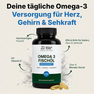 Omega 3 Fischöl hochdosiert – 365 Softgels