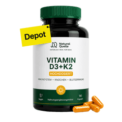 Vitamin D3 + K2 Kapseln 180 Stück
