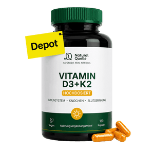 Vitamin D3 + K2 Kapseln 180 Stück